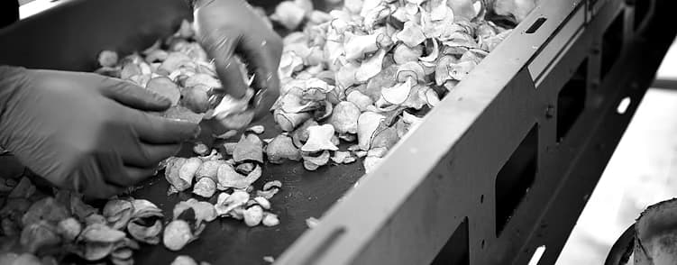 Produktionssteg: Sortering
