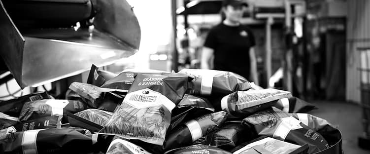 Produktionssteg: Packning